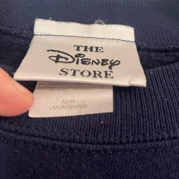 Disney store Winnie the Pooh sweatshirt size L navy blue - Picture 3 of 5